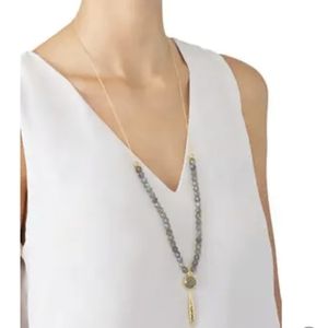 🎉 HOST PICK 🎉 Gorjana Labradorite adjustable length long crystal necklace